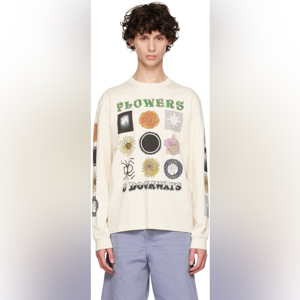 Story mfg. Beige Grateful Long Sleeve T-Shirt